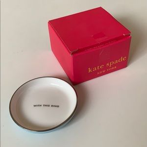 Kate Spade ring dish